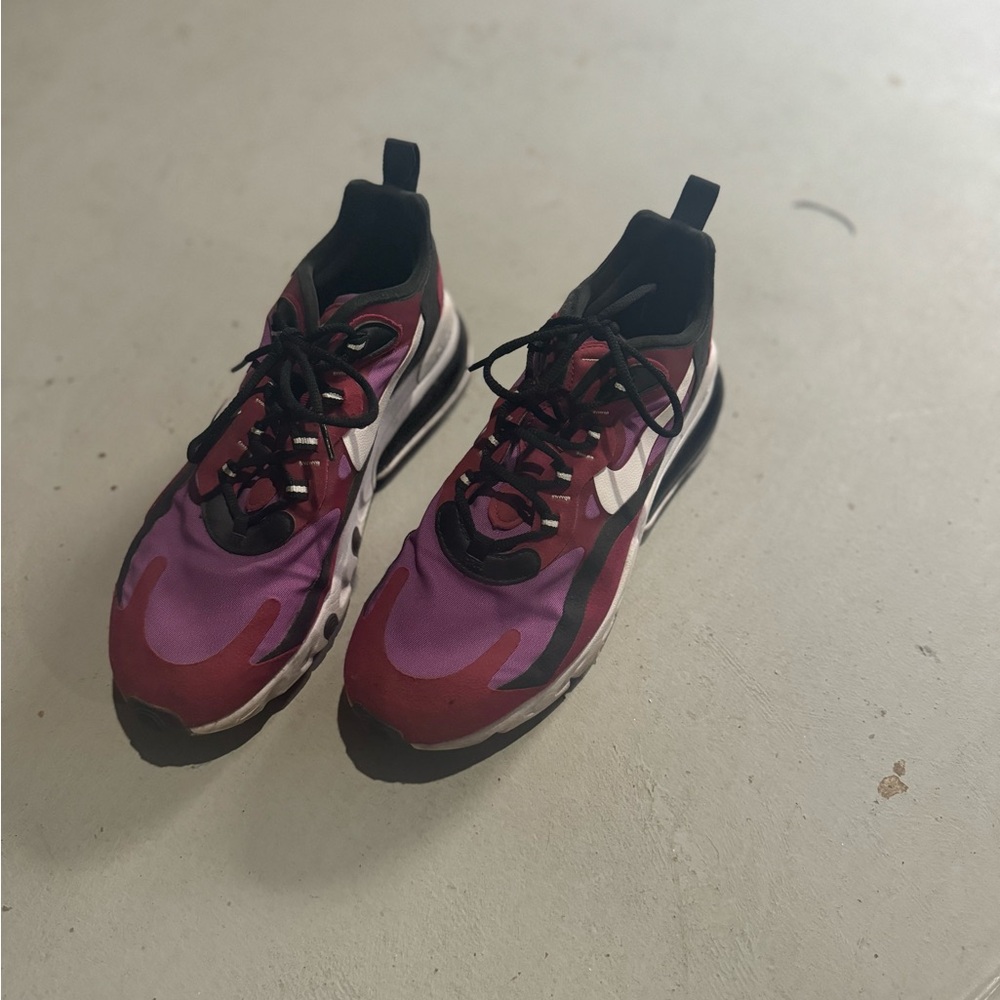 Stylish Red and Purple Sneakers